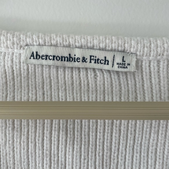 Abercrombie & Fitch White Knit Top - Picture 2 of 3